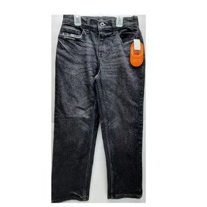 Boys Black Size 8 Denim Wonder Nation Skate Fit Jeans School Everyday Wear